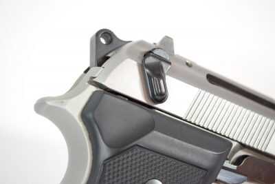 You can actually move the safety / decocker up into fire position by pushing it down. Read on for details.