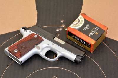 A set was fired at the top of the 7-ring with five rounds grouping at 1.1 inches using Federal Premium Hydra-Shok. This proved to be the best group