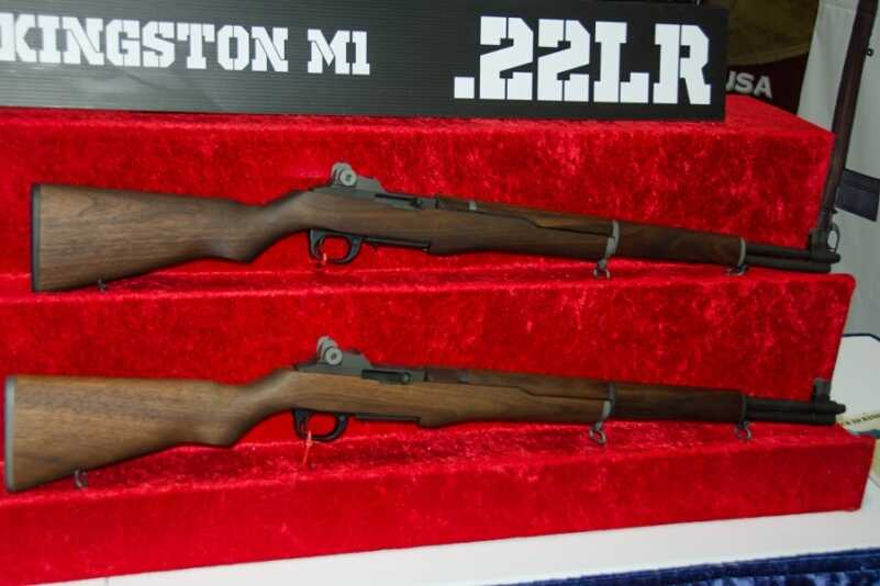 Kingston Armory Shows Rimfire M14 and M1 Garand Replicas – SHOT Show 2017