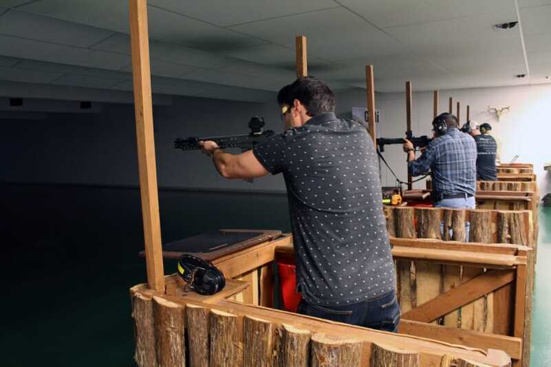 Virtual Live-Fire Hunting at Aimpoint's 'Shooting Cinema' = Next Level Fun! Virtual Live-Fire Hunting at Aimpoint's 'Shooting Cinema' = Next Level Fun!