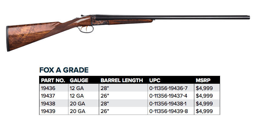 The Drool-Inducing Fox A Grade Shotgun - NRA 2017 The Drool-Inducing Fox A Grade Shotgun - NRA 2017