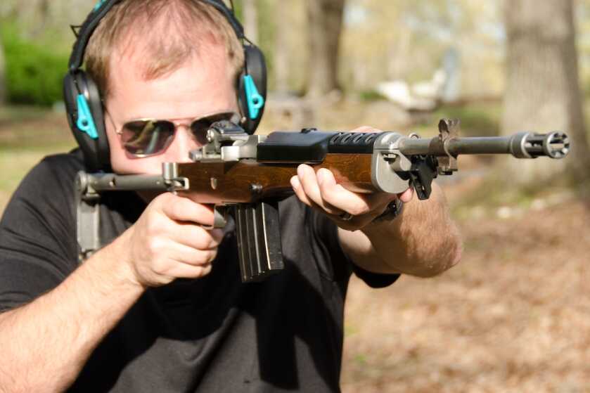 The author had the opportunity to shoot a Ruger KAC-556 F on the range.