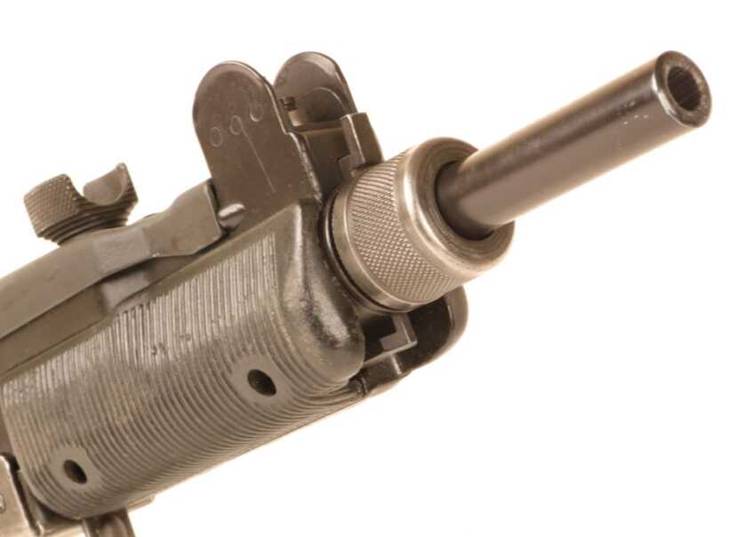 The Uzi includes a rugged bayonet lug should life go truly sideways.