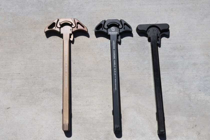 Short Reviews - Glock 24 Mags, Geisselle Charging Handles, Ultradyne Folding Sights, Champion Targets