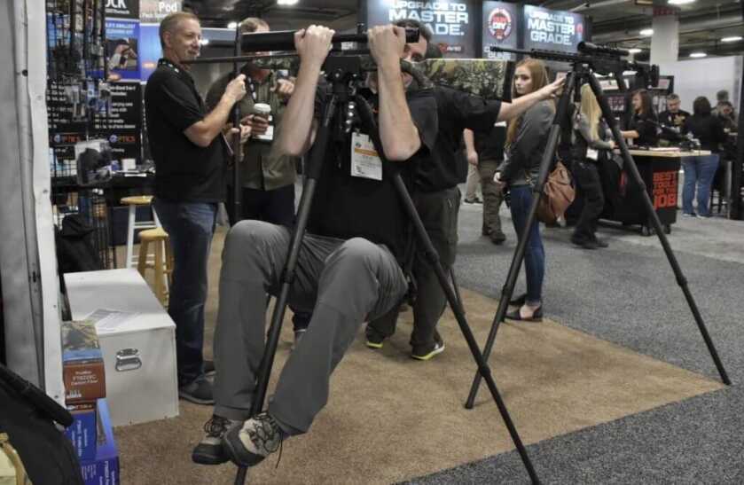 Carbon Fiber Shooting Tripod From Field Optics - SHOT Show 2020 Carbon Fiber Shooting Tripod From Field Optics - SHOT Show 2020