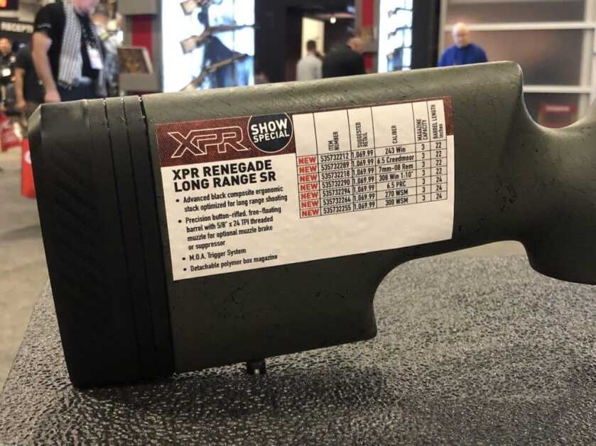Winchester's Renegade Long Range SR - SHOT Show 2020 Winchester's Renegade Long Range SR - SHOT Show 2020