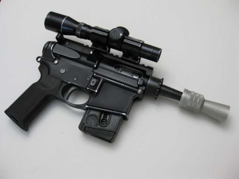 Want a Real Working Han Solo Blaster? Take a Look at This Fun Project Want a Real Working Han Solo Blaster? Take a Look at This Fun Project