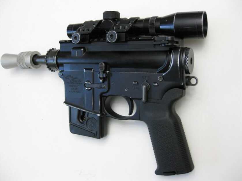 Want a Real Working Han Solo Blaster? Take a Look at This Fun Project Want a Real Working Han Solo Blaster? Take a Look at This Fun Project