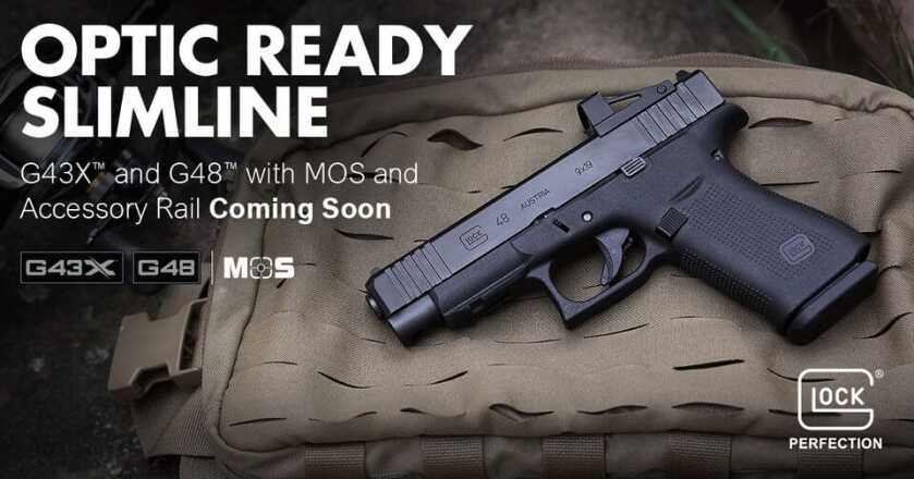 Glock Adds Rail to Slimline Pistols, Now Optics-Ready, Too Glock Adds Rail to Slimline Pistols, Now Optics-Ready, Too