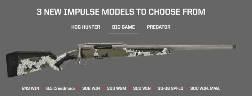 Savage Arms Introduces Its First Straight Pull Rifle: IMPULSE