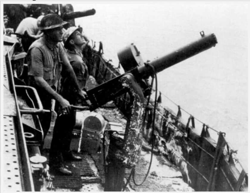 Pearl Harbor: Dorie Miller and his .50-caliber Browning Machinegun Pearl Harbor: Dorie Miller and his .50-caliber Browning Machinegun