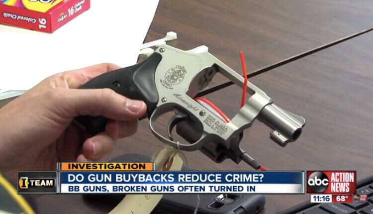 Gun ‘Buybacks’ Don’t Reduce Crime, Says New Study Gun ‘Buybacks’ Don’t Reduce Crime, Says New Study