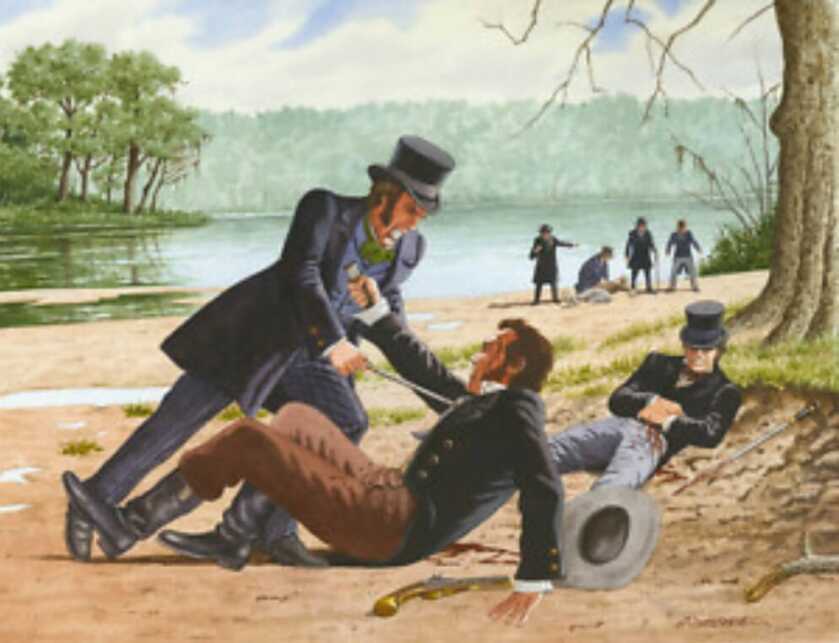 Jim Bowie and the Vidalia Sandbar Fight Jim Bowie and the Vidalia Sandbar Fight