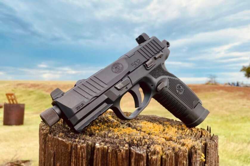 FN 502 Tactical best .22LR pistol suppressor host 2026