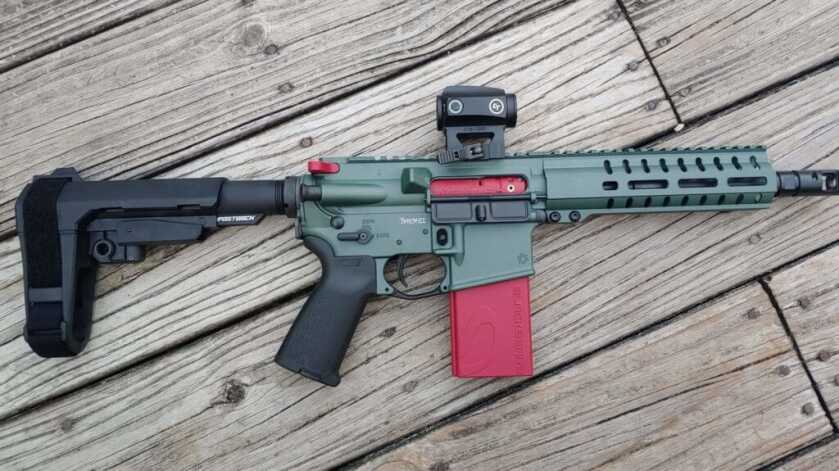 The Mantis Blackbeard - The Ultimate Dry Fire Tool Mantis Blackbeard installed in an AR-15 platform for caliber-independent dry fire training