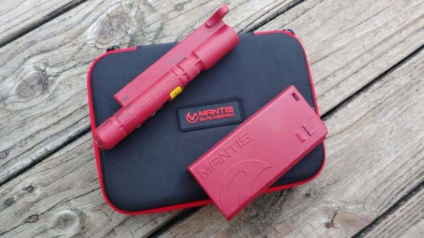 The Mantis Blackbeard - The Ultimate Dry Fire Tool Mantis Blackbeard AR-15 dry fire bolt and battery magazine installed in a rifle