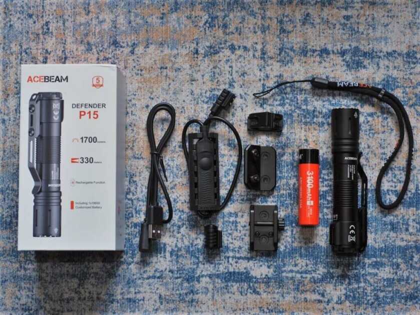 New Defender P15 Weapon Light from AceBeam New Defender P15 Weapon Light from AceBeam