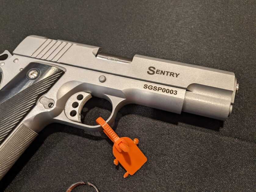SmartGunz 1911 Sentry Being Field-Tested by LEOs, Will Be Available to Consumers in April – SHOT Show 2022 SmartGunz 1911 Sentry Being Field-Tested by LEOs, Will Be Available to Consumers in April – SHOT Show 2022