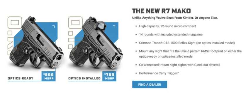 Kimber Announces New Promotion for R7 Mako: Up to 0 in Store Credit! Kimber Announces New Promotion for R7 Mako: Up to 0 in Store Credit!