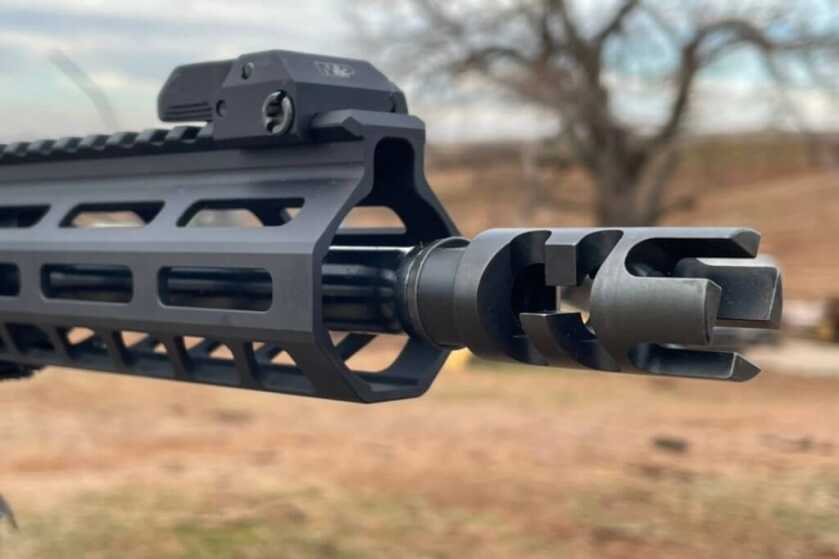 Smith & Wesson Volunteer XV Pro muzzle brake. 