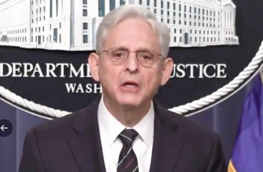 A photo AG Merrick Garland.