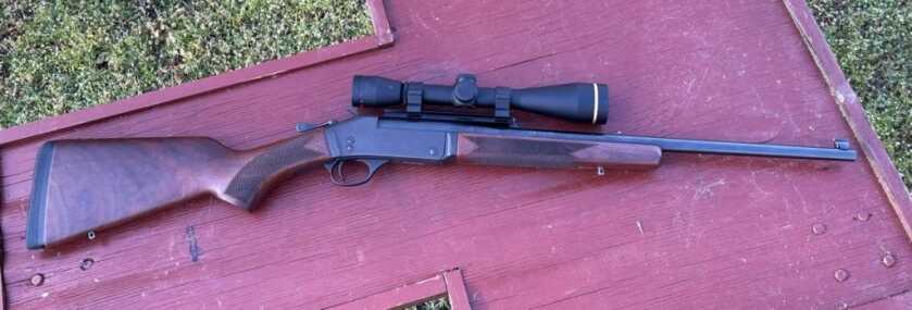 3 - My First Rifle Was a .243: Keeping it Simple With A Henry Single Shot Rifle Henry Single Shot Rifle in .243 Winchester topped with a Leupold Scope.