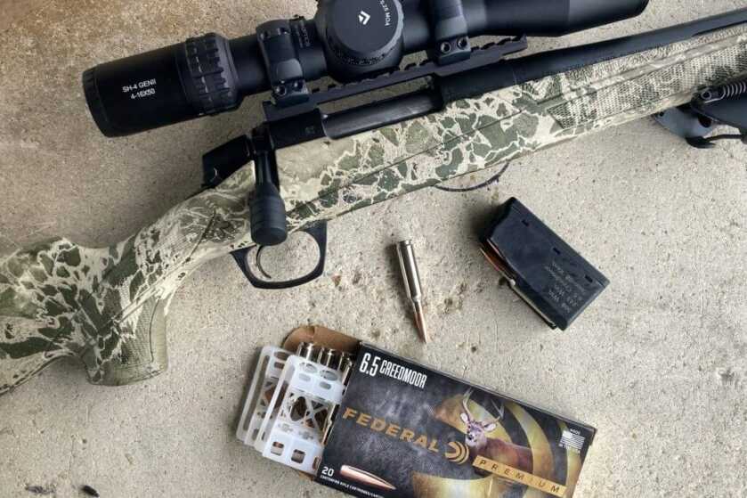 CVA Cascade XT on the bench