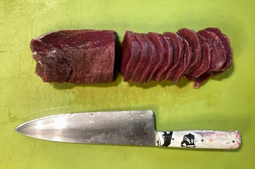 Easy Venison Fajitas whitetail back strap