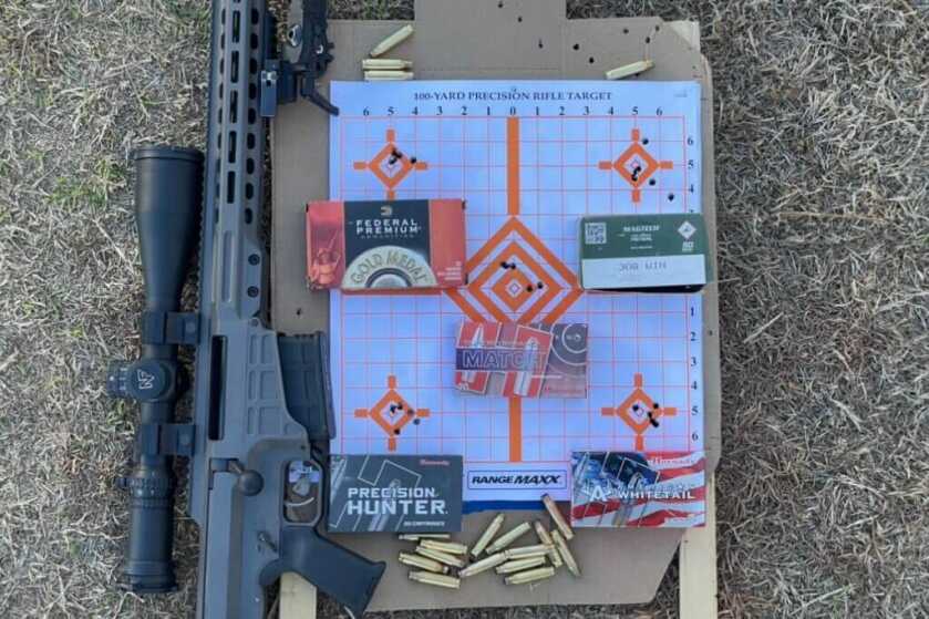 3 - Locked and Loaded: The Christmas Wish List for Shooting Enthusiasts Paper Targets being used for shooting groups with different types of ammo