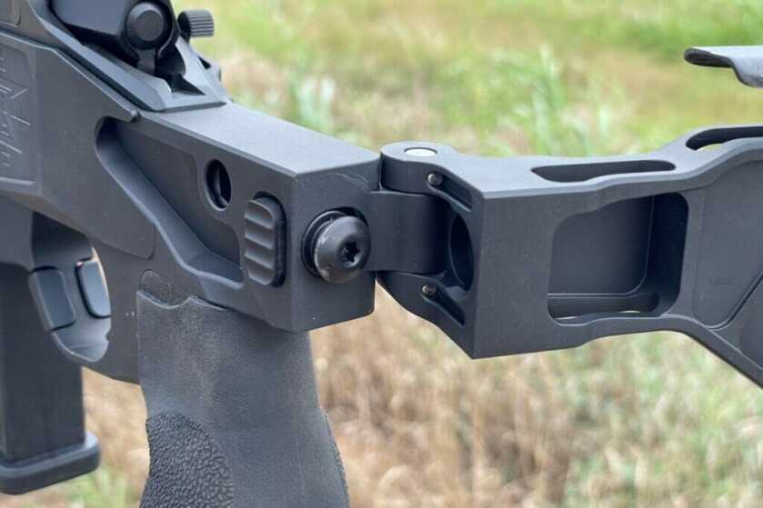 3 - Seekins Precision Havak HIT Pro: Full Review Folding mechanism and latch for the Havak HIT Pro