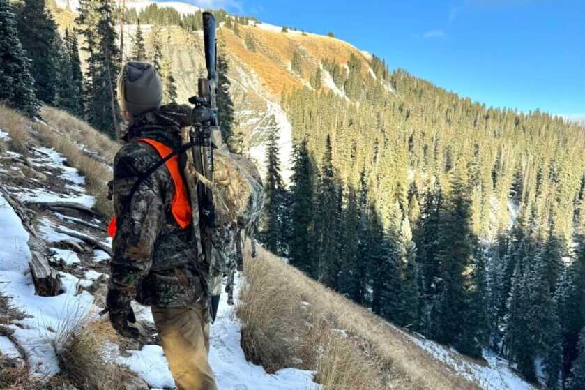 Getting Down and Dirty with The Kit fitting in nicely into my Eberlestock Team Elk V2 pack