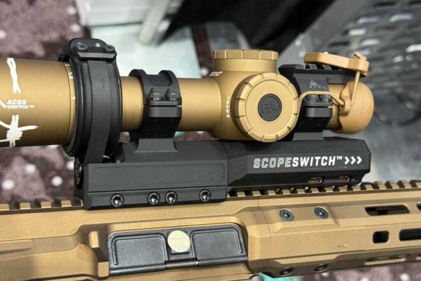 Motorized Scope Zooming?! Antimatter Electronic Scopeswitch -- SHOT Show 2024