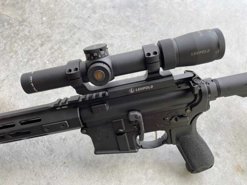 Leupold Patrol 6HD and Spike Industries ARCH-EL charging handle
