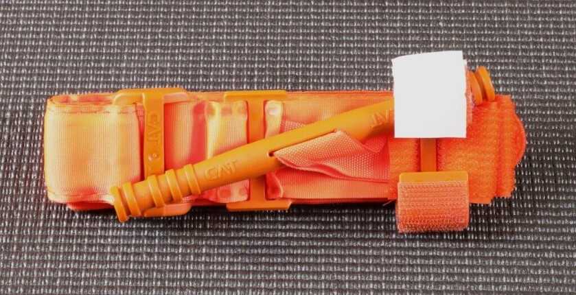 An orange Sheepdog Response tourniquet makes a useful Mother's Day gift
