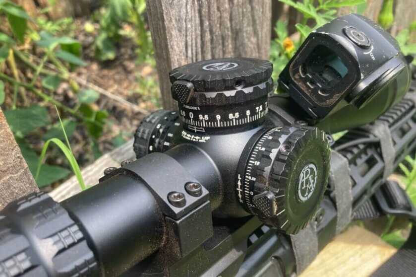 Windage turrets on Primary Arms scope