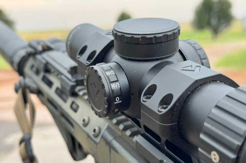 Brightness knobs on a scope