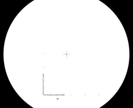 binocular reticle depiction.