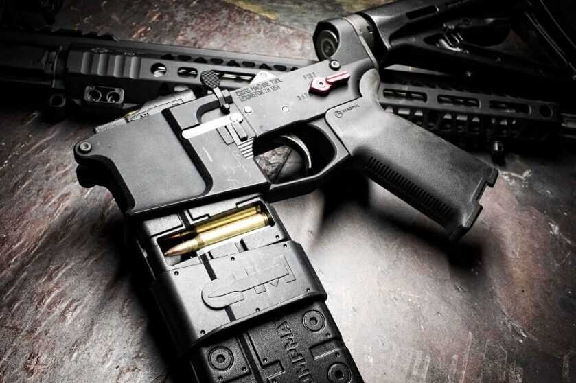 The CompMag used in an AR Rifle for state compliance.