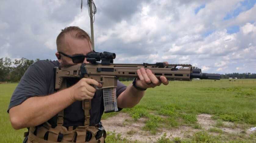 shooting a Rifle 