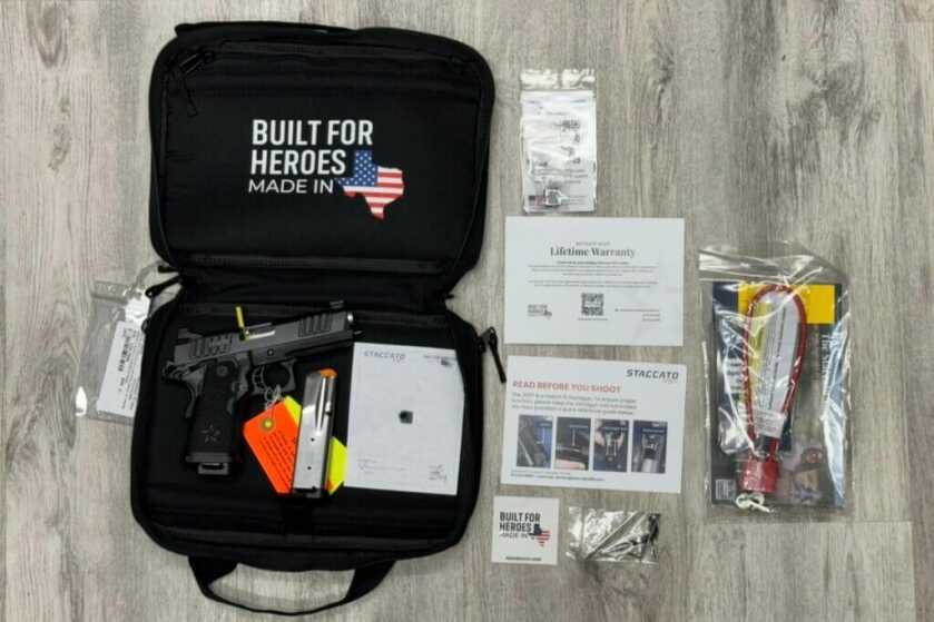 unboxing the Staccato C handgun