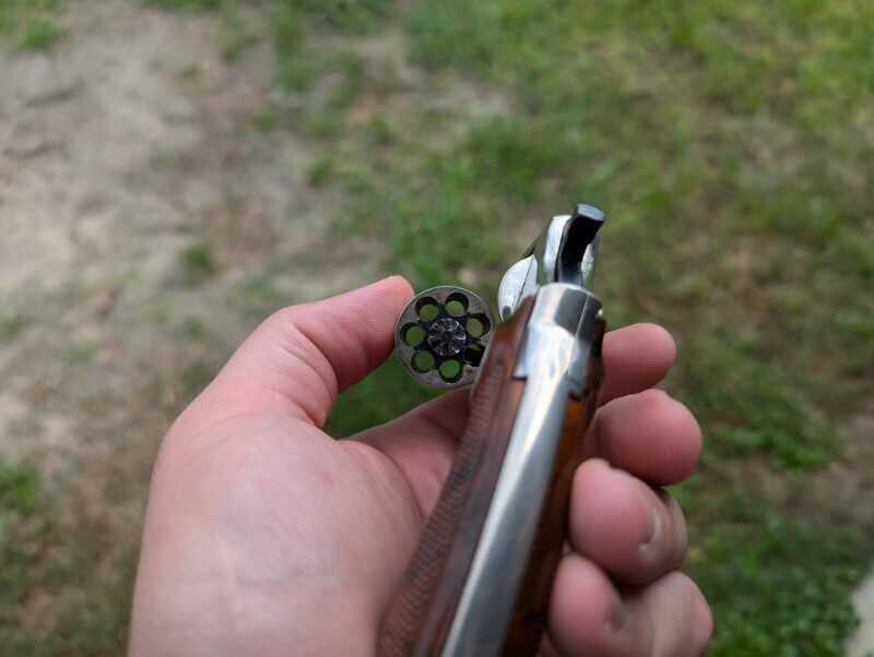 Seven shot cylinder