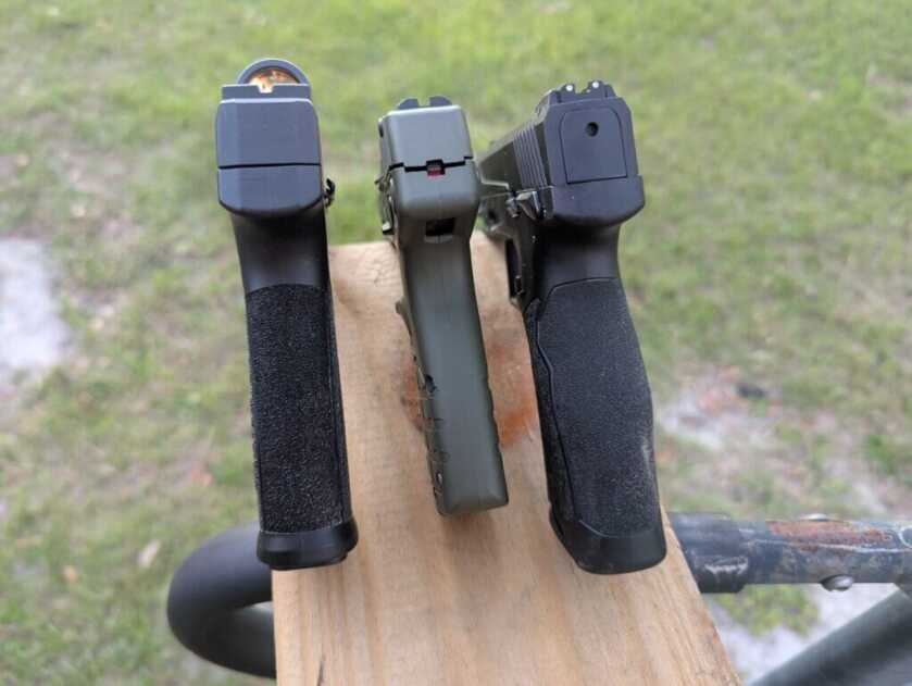 grip size modern rimfire pistols
