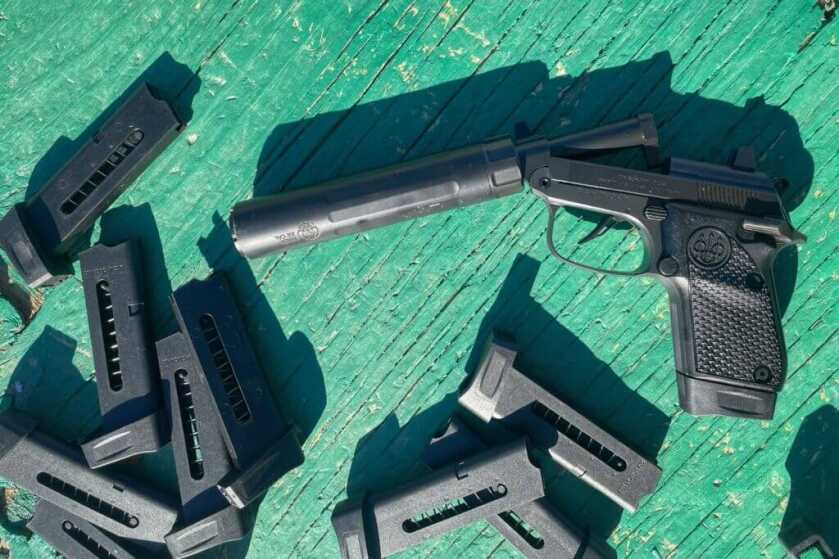 Beretta Bobcat 20X DIY suppressed with mags