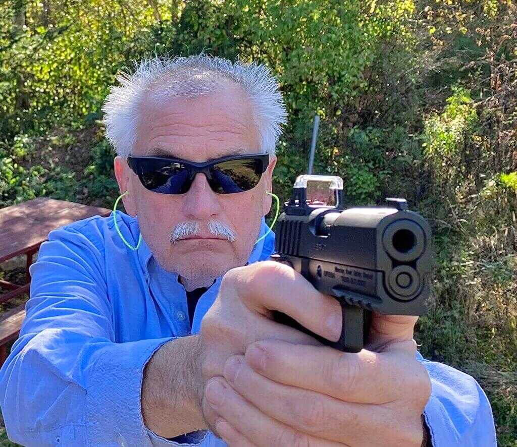 EAA Girsan Witness 2311 BRAT Optics Ready with Shield OMSsc red dot on bench