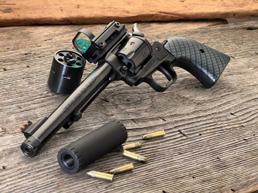 Heritage Rough Rider Tactical Cowboy with threaded barrel and optics rail