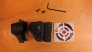 All necessary screws and a wrench are included in the box.